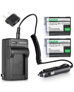 Kastar Battery (2-Pack) and Charger Kit for Nikon EN-EL15, MH-25 work with Nikon DSLR D750 D7100, D7000, D800E, D800, D610, D600, NIKON 1 V1