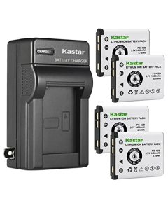 Kastar 4-Pack Battery and AC Wall Charger Replacement for Panasonic N4FUYYYY0018 N4FUYYYY0019 N4FUYYYY0046 N4FUYYYY0047 Battery