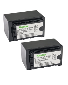 Kastar VBD58 Battery 2 Pack for Panasonic VW-VBD29 VW-VBD58 VW-VBD78 & Panasonic AG-3DA1 AG-AC8 AG-DVC30 AG-HPX171 AG-HPX250 AG-HPX255 AG-HVX201 AJ-PCS060 AJ-PX270 AJ-PX298 HC-MDH2 HC-X1000 HDC-Z10000