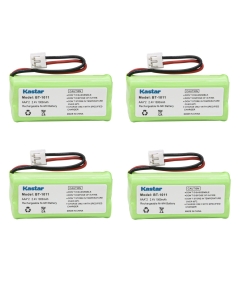 Kastar 4-Pack 2.4V 1000mAh Ni-MH Rechargeable Cordless Phone Battery Replacement for BT6010 BT8000 BT8300 BT18433 BT28433 BT101 BT1018 CL80109 CS6219 DS6111 EL51209