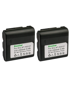 Kastar 2-Pack BT-H22 Battery 3.6V 2900mAh Replacement for Sharp VL-AH151, VL-AH1510, VL-AH151H, VL-AH151S, VL-AH151U, VL-AH160U, VL-AH161U, VL-AH30, VL-AH30H, VL-AH30S, VL-AH30U, VL-AH50, VL-AH500U