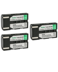 Kastar SB-LSM80 attery 3-Pack Replacement for Samsung SC-DC563, SC-DC564, SC-DC565, SC-DC575, VP-D351, VP-D352, VP-D353, VP-D354, VP-D355, VP-D361, VP-D362, VP-D363, VP-D364, VP-D365 Camera