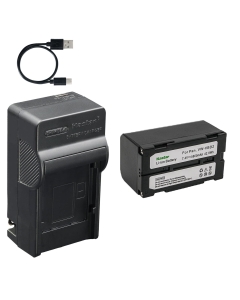 Kastar 1-Pack VW-VBD2 Battery and AC & USB-C Charger, Compatible with CGR-B202 B403 B814 VW-VBD1 BN-V812 VM-BPL13, for Panasonic PV-DV700 NV-DX100 Hitachi VM-E455 JVC GR-DV9000 Devices