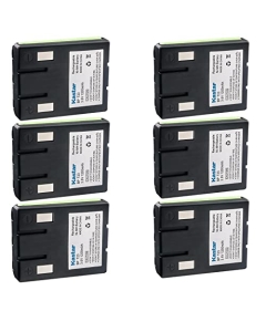 Kastar 6-Pack Battery Replacement for GE TL96502, TL86502, TL-86502, TL26502, TL-26502, TL-96502, Sharp CL-905, CL-960id, CL-980id, CL905, CL960id, CL980id, Sprint 1910C, SPT-920, SSPP-937