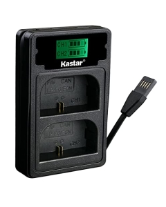 Kastar Battery Charger with Miro USB/Type-C Input Compatible with CH-LZD2-LPE6-a LPE6