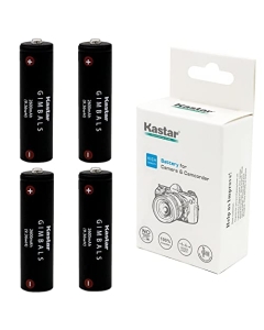 Kastar Battery 4-Pack Replacement for Feiyu AK2000 Gimbal, Feiyu AK4000 Gimbal, Feiyu AK4500 Gimbal Stabilizer, EVO GP Gimbal, EVO GP-PRO Gimbal, EVO RAGE3 Gimbal, EVO Rage (Gen 1) Gimbal