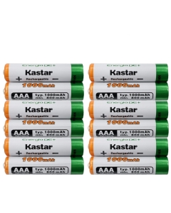 Kastar 12 Pcs Battery Replacement for Midland X-Talker T71VP3 36-Channel Two-Way UHF Radio, T10X3M Multi-Color Pack X-TALKER Two-Way Radio, GXT1000VP4 GXT1030VP4 GXT1050VP4