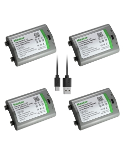Kastar 4-Pack EN-EL18H Type-C Battery Pack, Compatible with Nikon EN-EL18 EN-EL18a EN-EL18b EN-EL18c EN-EL18d for D4 D4S D5 D6 Z9 Cameras
