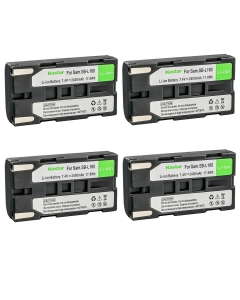 Kastar 4-Pack Battery SB-L160 Replacement for Samsung VP-L500, VP-L520, VP-L530, VP-L550, VP-L600, VP-L600B, VP-L610, VP-L610B, VP-L610D, VP-L630, VP-L650, VP-L700, VP-L700U, VP-L710, VP-L750 Camera