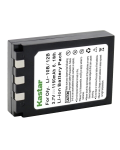 Kastar Replacement Battery for Olympus Li-10B LI10B Li-12B Battery and Olympus Digital Cameras