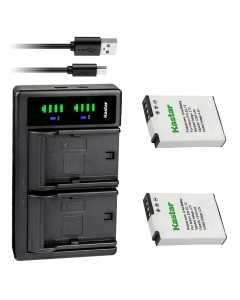 Kastar 2-Pack Battery and LTD2 USB Charger Replacement for Nikon Coolpix AW110s, Coolpix AW120, Coolpix AW120s, Coolpix AW130, Coolpix AW130s, Coolpix P300, Coolpix P310, Coolpix P330, Coolpix P340