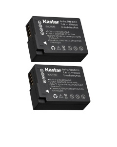 Kastar 2-Pack DMW-BLC12 Battery Replacement for Panasonic DMW-BLC12 DMW-BLC12E DMW-BLC12GK DMW-BLC12PP Battery, Panasonic DE-A79 DE-A79B Charger