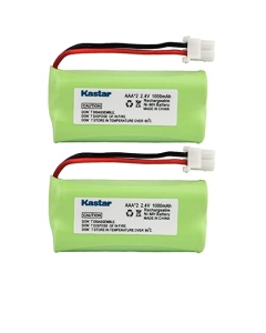 Kastar 2-Pack AAA 2.4V 1000mAh NiMH Rechargeable Battery for BT-166342 BT-266342 BT-283342 AT&T CL83464 EL51100 EL51200 EL51250 EL52200 EL52210 EL52250 EL52300 EL52350 EL52400 EL52450 EL52500 EL52510