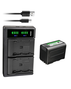 Kastar 1-Pack 7.4V 7000mAh BP-950GEXP Battery and LTD2 USB Charger Compatible with Canon XH-G1S XH-G1S HD XL-H1A XL-H1S XL-H1S HD XL-1 XL-1S XL-2 XH-A1 XH-A1 HDV XH-A1S HD XH-A1SE HDV XM1 XM2 Camera