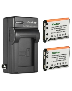 Kastar 2-Pack Battery and AC Wall Charger Replacement for Fujifilm FinePix J10, J12, J15, J15fd, J20, J25, J26, J27, J28, J29 Cameras