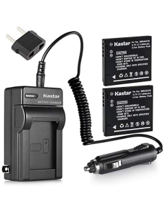 Kastar Battery (X2) & Travel Charger Kit Replacement for Panasonic DMW-BCK7E and Lumix DMC-FH25 FH27 DMC-FP5 FP7 DMC-FS16 FS18 FS22 FS35 FS37 DMC-S1 DMC-S2 DMC-S3 DMC-SZ1 DMC-SZ5 DMC-SZ7 DMC-TS20 TS25