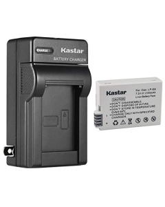 Kastar 1-Pack Battery and AC Wall Charger Replacement for Canon LP-E8 LPE8 Battery, Canon LC-E8E Charger, Canon BG-E8 Grip, Canon EOS Rebel T2i, EOS Rebel T3i, EOS Rebel T4i, EOS Rebel T5i Camera