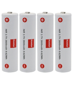 Kastar 4-Pack 3.7V 2600mAh Rechargeable Battery Replacement for Zhiyun-Tech Gimbal Crane V1 Crane 2 / Crane 2S / Crane 3S/ Crane 3S Pro/Crane 3SE, Crane 3 LAB, Z1 Evolution Gimbal