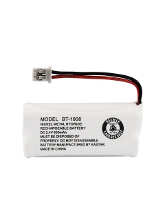 Kastar 1-Pack BBTG0645001 Model BT1008 Cordless Phone Battery for Uniden BT-1008 and Uniden DECT 2060 DECT 2080 DECT 2080-3 DWX207 WXI2077 43-269 BT-1008S CAS-D6325 BT1008 DCX200 23-956 DWX207