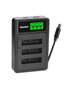 Kastar LZD3 USB Triple Charger Compatible with Kodak KLIC-7003 GE GB-40, Kodak EasyShare M380 M381 M420 V803 V1003 Z950 Z950 is MD81, GE A830 E1030 E1035 E1040 E1050 E1055 E1235 E1240 E850 H855