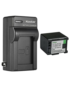 Kastar 1-Pack Battery and AC Wall Charger Replacement for Canon BP-820 BP820, BP-828 BP828 Battery, Canon CG-800 CG800 Charger, Canon XF400, XF405, XA10, XA11, XA15, XA20, XA25, XA30, XA35 Camera