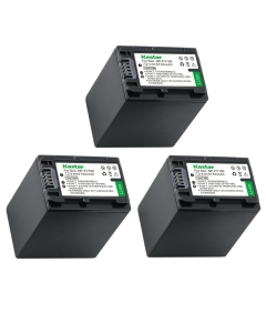 Kastar 3-Pack NP-FH100 Battery Replacement for Sony DCR-SR11, DCR-SR12, DCR-SR100, DCR-SR190, DCR-SR200, DCR-SR210, DCR-SR220, DCR-SR290, DCR-SR30, DCR-SR300, DCR-SR32, DCR-SR33, DCR-SR35 Camera