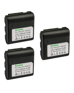 Kastar 3-Pack BTH22 Battery 3.6V 2900mAh Replacement for Sharp VL-E60, VL-E62DU, VL-E65DU, VL-E66, VL-E66H, VL-E66S, VL-E66U, VL-E77, VL-E77U, VL-E78, VL-E78U, VL-E79, VL-E89, VL-E96, VL-E96E, VL-E97E
