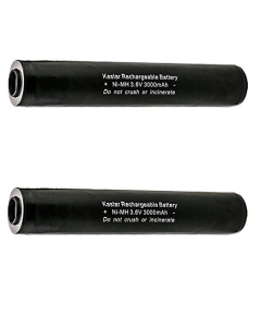 Kastar 2-Pack Ni-MH 3.6V 3000mAh Battery Replacement for Streamlight-Maglight Pelican M9, Stinger HP, Stinger XT, Stinger XT HP, Stinger LED, Stinger LED HP, Polystinger, MagLit 75175, 75375