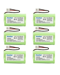 Kastar 6-Pack Battery Replacement for Vtech CS612952, CS612954, CS-6128, CS-6128-31, CS-6128-32, CS-6128-41, CS-6128-42, CS-6129, CS-6129-2, CS-6129-3, CS-6129-31, CS-6129-32, CS-6129-41, CS-6129-52