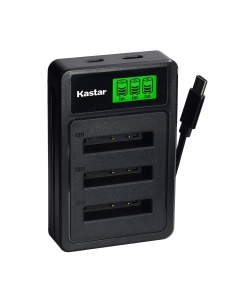 Kastar LZD3 USB Triple Charger Compatible with BP-780S, BP-780CS, CONTAX SL300R, SL300RT, Finecam SL300R, SL400R Cameras