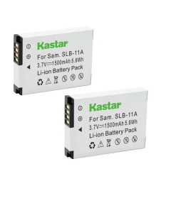 Kastar SLB-11A Battery 2-Pack Replacement for Samsung ST5500, TL240, TL320, TL350, TL500, WB600, WB610, WB650, WB660, WB700, WB1000, WB2000 Camera