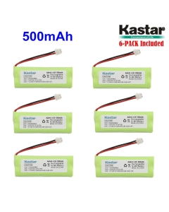 Kastar 6-Pack 4.8V 500mAh Ni-MH Rechargeable Battery Replacement for Dogtra BP12RT Dog Training Collar Receiver and 1900 NCP, 1902 NCP, 300M, YS500, SureStim H Plus, 1900 NCP, 302M and More Models