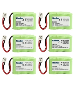 Kastar 6-Pack Battery Replacement for Dogtra Receiver 175NCP, 200NCP, 202NCP, 280NCP, 282NCP, 300M, 302M, Receiver 7000M, Receiver 7002M, Receiver EF-3000 Old, YS-500 Tapper Stopper Collar