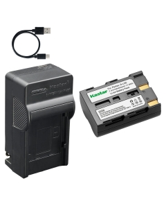 Kastar 1-Pack NP-400 D-Li50 Battery and AC & USB-C Charger, Compatible with Pentax K10D K20D Samsung GX10 GX20 Sigma SD14 SD15 Minolta Maxxum 5D 7D Dynax Cameras