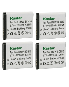 Kastar 4-Pack BP-DC14 Battery Replacement for Leica BP-DC14 BP-DC14-E BP-DC14-U Battery, Leica C 11052 18536, Leica C (Type 112), Leica C V-LUX50 Camera