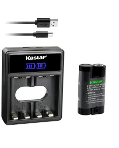 Kastar 1-Pack KAA2HR Battery and LCD Dual USB Charger Replacement for Kodak EasyShare C623 Zoom, C633, C643, C643 Zoom, C653, C653 Zoom, C663, C663 Zoom, C703, C713, C713 Zoom, C743, C743 Zoom Camera