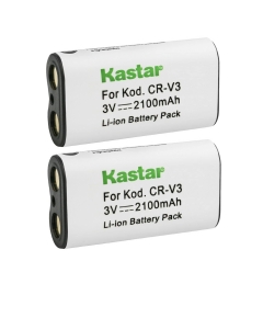 Kastar CR-V3 Battery 2-Pack Replacement for Olympus C-310, C-350, C-360, C-4000, C-4000Z, C-4040, C-4040Z, C-450, C-460, C-460 Zoom del Sol, C-500 Zoom, C-5050, C-5050Z, C-5500 Sport Zoom Camera
