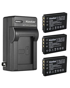 Kastar 3-Pack Battery and AC Wall Charger Replacement for Fieldpiece RLB2, Fieldpiece SCL2, SRL2, SRL2 Leak Detectors, SRL8, SRL8 Leak Detectors