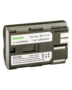 Kastar 1-Pack BP-511 Battery Replacement for Canon PowerShot G5 Pro, PowerShot G6, PowerShot Pro 1, PowerShot Pro 90, PowerShot Pro 90 is, ZR10, ZR20, ZR20MC, ZR25, ZR25MC, ZR30, ZR30MC, ZR40 Camera