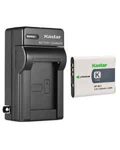 Kastar 1-Pack Battery and AC Wall Charger Replacement for Sony NP-BK1 NP-FK1 Battery, Sony BC-CSK Charger, Sony Cyber-Shot DSC-W180, Cyber-Shot DSC-W190, Cyber-Shot DSC-W370 Cameras