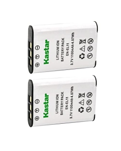 Kastar Battery 2-Pack Replacement for Pentax D-LI78 Battery, Pentax D-BC78 Charger, Pentax Optio L50, Optio M50, Optio M60, Optio S1, Optio V20, Optio W60, Optio W80