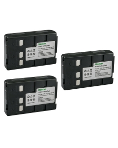 Kastar HHR-V211 / VW-VBS10E Battery 3-Pack Replacement for Panasonic NV-R10A NV-R11 NV-R11A NV-R11B NV-R15 NV-R200 NV-R3 NV-R30 NV-R30A NV-R33 NV-R330 NV-R330EN NV-R33A NV-R33B NV-R33E NV-R35 Camera