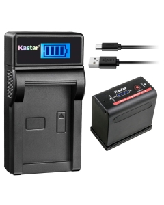 Kastar 1 Battery + Charger Replace for Canon ES8400V ES8600 G10 G10Hi G15Hi G20Hi G30Hi G35Hi G45Hi C2 FV1 DM-MV1 DM-MV10 DM-MV20 E1 E2 E30 E65AS EOS G1000 G1500 G2000 GL1 GL-1 GL2 GL-2 MV1 MV10 MV10i