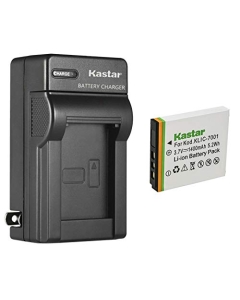 Kastar 1-Pack Battery and AC Wall Charger Replacement for Luxmedia 10TS, Luxmedia 10-TS, Luxmedia 12TS, Luxmedia 12-TS, Ricoh HD-TD910, T1200, T-1200, ZUP120, ZUP-120, ROLLEI CL200, CL-200