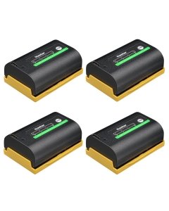 Kastar 4-Pack LP-E6NH EXP Type-C Rechargeable Battery Replacement for Canon LP-E6 LP-E6N LP-E6NH, EOS R5, R6, R6 Mark II, R7, 5D Mark IV, 6D Mark II, 7D Mark II Camera