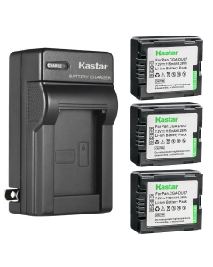 Kastar 3-Pack Battery and AC Wall Charger Replacement for Hitachi DZ-BP7, DZ-BP14, DZ-BP21 Battery, Hitachi DZ-MV550A DZ-MV730A DZ-MV730E DZ-MV750 DZ-MV750E DZ-MV750MA DZ-MV780 Camera
