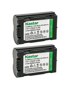 Kastar CGR-S602A Battery 2-Pack Replacement for Panasonic Lumix DMC-LC1EG-K, Lumix DMC-LC40, Lumix DMC-LC40A-K, Lumix DMC-LC40B, Lumix DMC-LC40D, Lumix DMC-LC40K, Lumix DMC-LC40S Camera