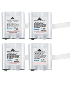 Kastar 4-Pack Ni-MH Battery 3.6V 1200mAh Replacement for Midland BATT10 BATT-10, Midland X-Talker T75 T-75, Midland X-Talker T77 T-77, Midland X-Talker T79 T-79 Two Way Radios