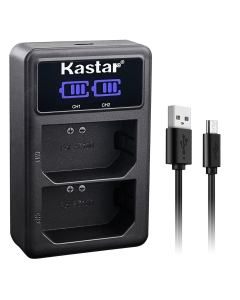 Kastar LCD Dual Charger for Sony NP-FZ100 Battery, BC-QZ1 Charger and Sony Alpha 9, Sony A9, Sony Alpha 9R, Sony A9R, Sony Alpha 9S, Sony A9S, Sony A7RIII, Sony A7R3 Digital Camera