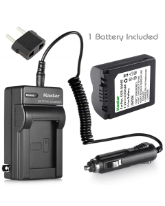 Kastar Battery (1-Pack) and Charger Kit for CGR-S006, CGR-S006A1B, CGA-S006, DMW-BMA7 Work with Panasonic Lumix DMC-FZ18, DMC-FZ28, DMC-FZ30, DMC-FZ35, DMC-FZ38, DMC-FZ50, DMC-FZ7, DMC-FZ8 Cameras
